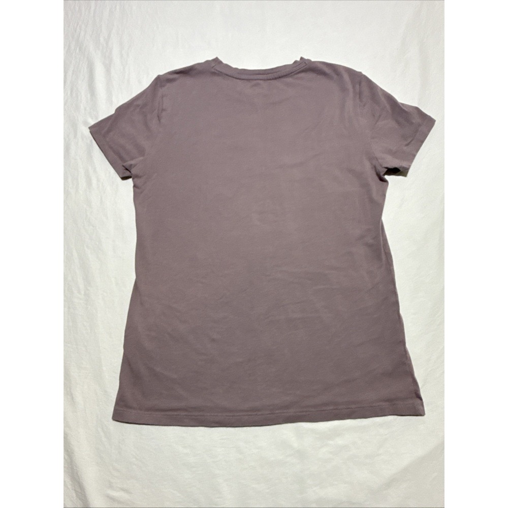 Calvin Klein Women's Performance Logo T Shirt Medium Purple Stretch - Picture 7 of 7